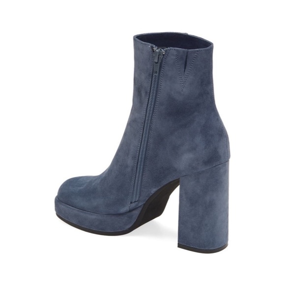 SALE FINAL JEFFREY CAMPBELL FOR FP RETRO SPACE SUEDE BOOTIE - Picture 3 of 6